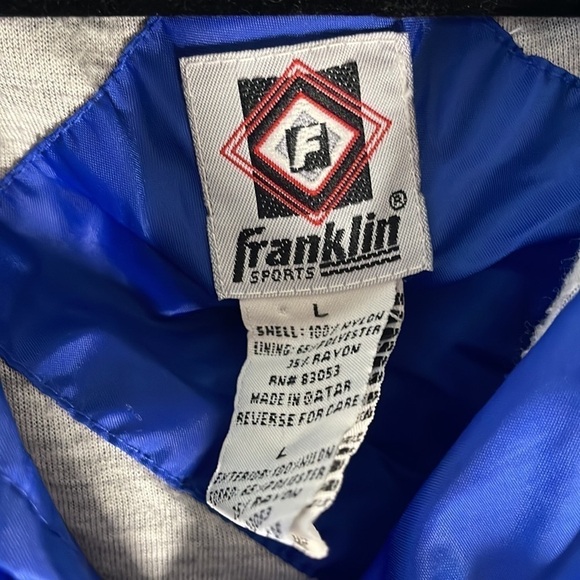 FRANKLIN SPORTS VINTAGE BLUE WINDBREAKER - Picture 5 of 5
